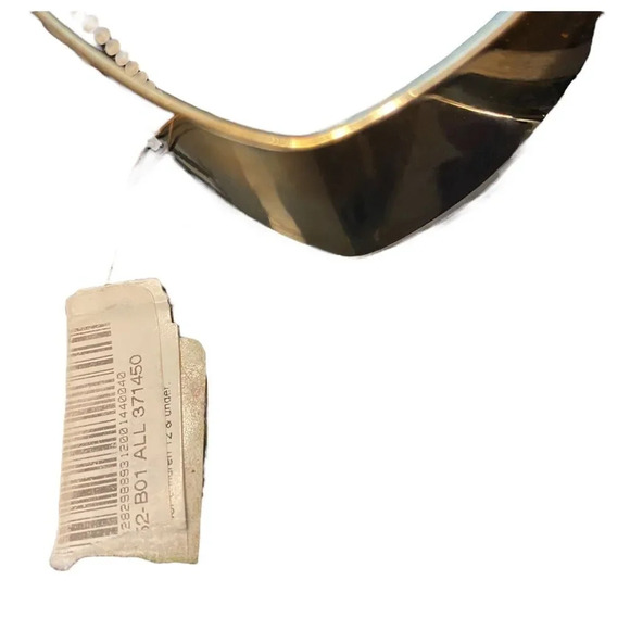 NWT M. Haskell Gold Rounded Square Bangle Bracelet - Picture 4 of 4